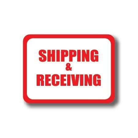 Ergomat 50in x 32in RECTANGLE SIGNS - Shipping & Receiving No Arrow DSV-SIGN 1600 #0345X -UEN